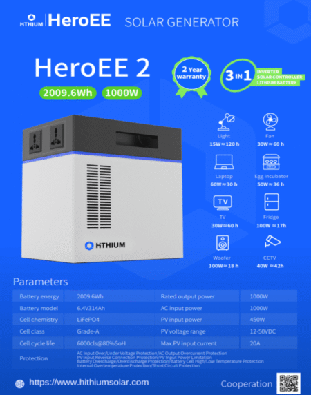 HiTHIUM HeroEE 2 Portable Power Supply