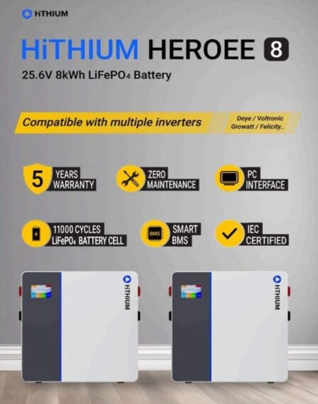 HITHIUM HeroEE 8 25.6V 8kwh Power Supply Power